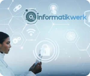 Visualisierung moderner Informationstechnologie und digitaler Vernetzung